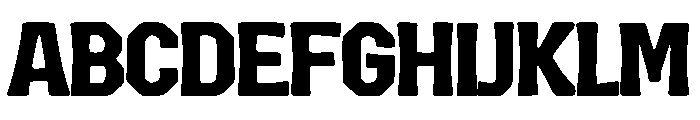 Agressive Total Font UPPERCASE