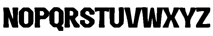 Agressive Total Font UPPERCASE