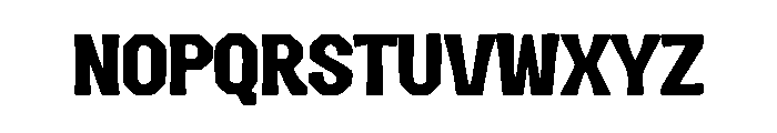 Agressive Total Font LOWERCASE