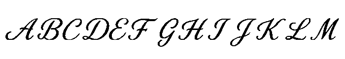 Agrifox Mestalube Script Reg Font UPPERCASE