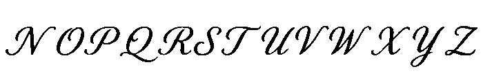 Agrifox Mestalube Script Reg Font UPPERCASE