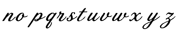 Agrifox Mestalube Script Reg Font LOWERCASE