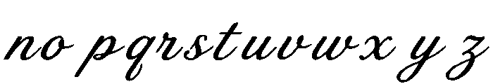 AgrifoxMestalubeScript-Reg Font LOWERCASE