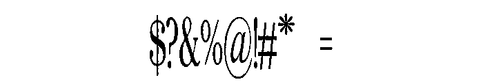 AgrifoxMestalubeSerif-Regular Font OTHER CHARS