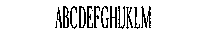 AgrifoxMestalubeSerif-Regular Font UPPERCASE