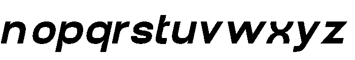 Ague Black Black Italic Font LOWERCASE