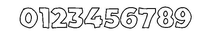 Agusto Outline Regular Font OTHER CHARS