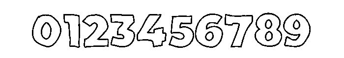 Agusto Outline Font OTHER CHARS