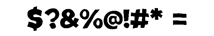 Agusto Regular Font OTHER CHARS