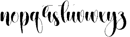 Against Regular otf (400) Font LOWERCASE