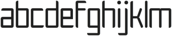 Agaline Regular otf (400) Font LOWERCASE