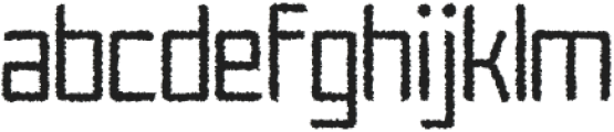 Agaline Rough Regular otf (400) Font LOWERCASE