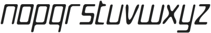 AgalineBlur-Italic otf (400) Font LOWERCASE