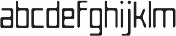 AgalineBlur-Regular otf (400) Font LOWERCASE