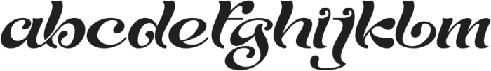 Agaste-Italic otf (400) Font LOWERCASE