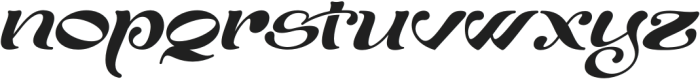 Agaste-Italic otf (400) Font LOWERCASE