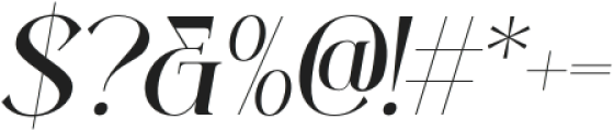 Agasya-Italic otf (400) Font OTHER CHARS