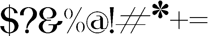 Agata otf (400) Font OTHER CHARS