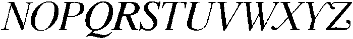 Agatha Christie Italic Etzana ttf (400) Font UPPERCASE