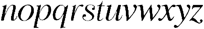 Agatha Christie Italic Etzana ttf (400) Font LOWERCASE