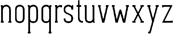 Agatha-Regular otf (400) Font LOWERCASE