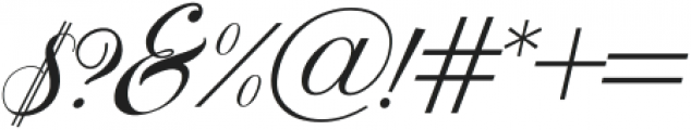 Agatha Setyna Italic Italic otf (400) Font OTHER CHARS