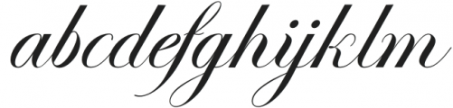 Agatha Setyna Italic Italic otf (400) Font LOWERCASE