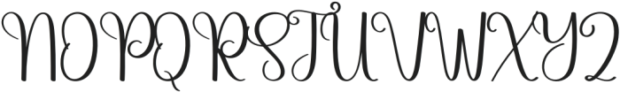 Agatha Signature Regular otf (400) Font UPPERCASE