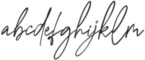 AgathaChristy-Regular otf (400) Font LOWERCASE