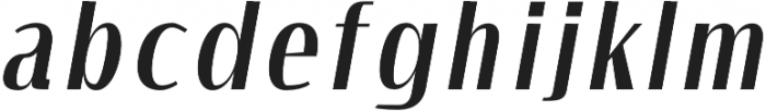 Agave bold-italic otf (700) Font LOWERCASE