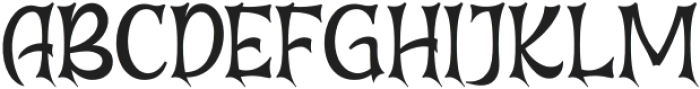 AgeOfTacimat-Regular otf (400) Font UPPERCASE