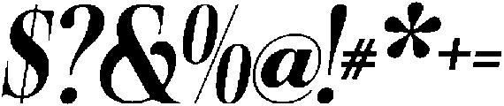 Agency Italic otf (400) Font OTHER CHARS