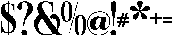 Agency Regular otf (400) Font OTHER CHARS