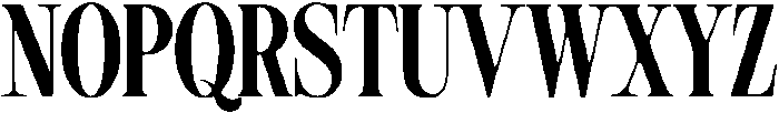 Agency Regular otf (400) Font UPPERCASE