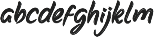 AgentRegular otf (400) Font LOWERCASE