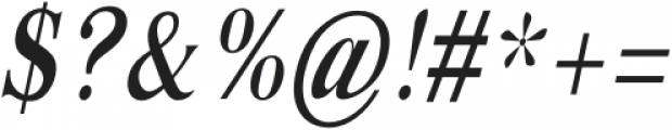 Agentic Light Condensed Italic otf (300) Font OTHER CHARS