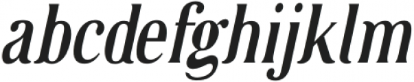 Agentic Light Condensed Italic otf (300) Font LOWERCASE