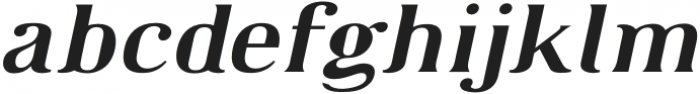 Agentic Light Extended Italic otf (300) Font LOWERCASE