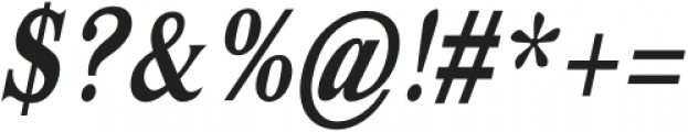 Agentic Medium Condensed Italic otf (500) Font OTHER CHARS