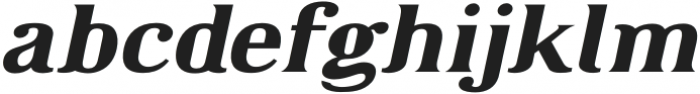 Agentic Medium Extended Italic otf (500) Font LOWERCASE