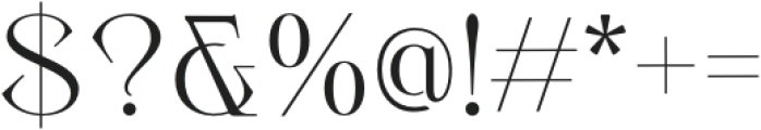 Ageya-Regular otf (400) Font OTHER CHARS