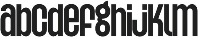 Agharti Black Wide otf (900) Font LOWERCASE