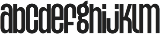 Agharti Bold Semi Wide otf (700) Font LOWERCASE