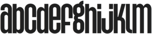 Agharti Bold otf (700) Font LOWERCASE