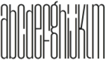 Agharti Hair Condensed otf (400) Font LOWERCASE