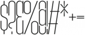 Agharti Hair Regular otf (400) Font OTHER CHARS