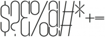 Agharti Hair Semi Wide otf (400) Font OTHER CHARS