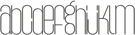 Agharti Hair Ultra Wide otf (900) Font LOWERCASE