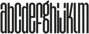 Agharti Light Condensed otf (300) Font LOWERCASE