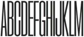 Agharti Thin Condensed otf (100) Font UPPERCASE